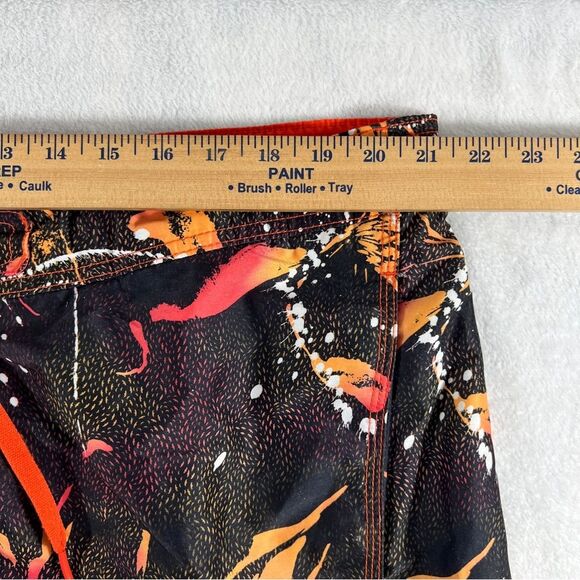 Mens Speedo Orange Water Shorts Swim Trunks 0599 - Picture 6 of 12